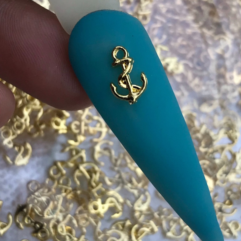 50 Gold Anchor Charm 50 Gold Anchor Charm